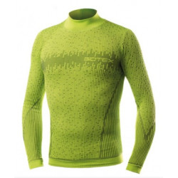 Lupetto tecnico intimo Biotex verde fluo mod.Lupetto 3D a manica lunga