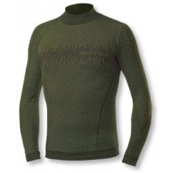 Lupetto tecnico intimo Biotex verde militare mod.Lupetto 3D a manica lunga