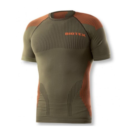 T-Shirt tecnica intima Biotex verde mod. Light touch a manica corta