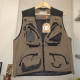 Gilet da Pesca Univers art 9387 044 colore tortora scuro