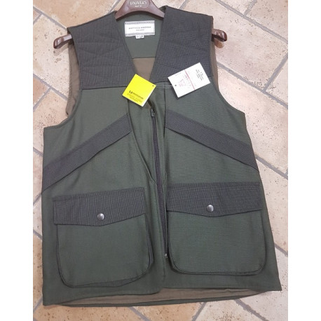 GILET GRANDUCA  mod.2003/01 VERDE  CANVAS KEVLAR