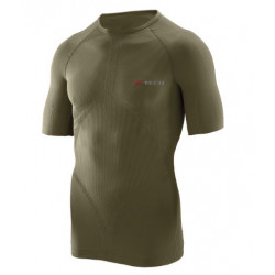 Maglia tecnica intima Xtech verde mod. Energy a manica corta