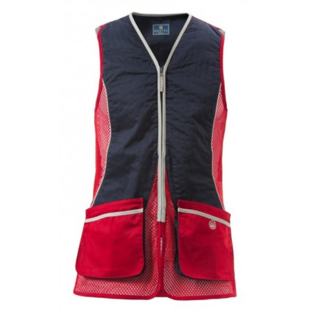 Gilet da tiro Beretta rosso e blu mod. GT031 02113 051V