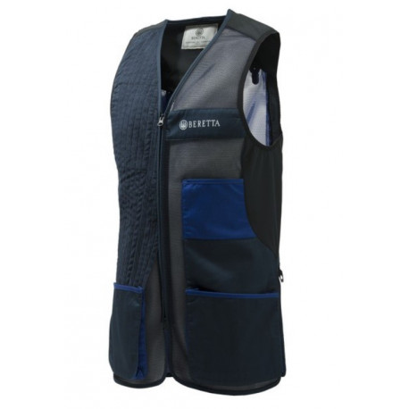 Gilet da tiro Beretta destro Uniform Pro 20.20 blu art. GT761 T1553 05AZ