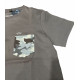 T-shirt Blaser con taschino mimetico art.117016-006/550