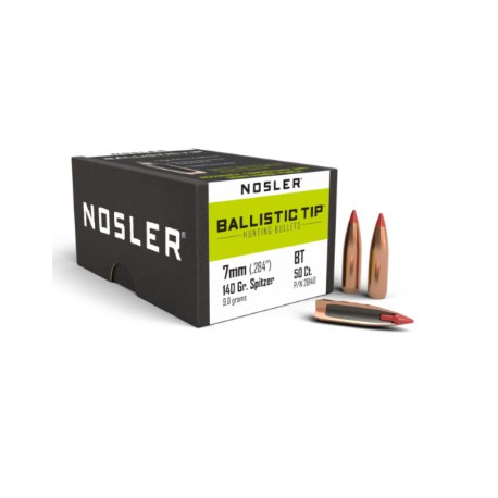 Palle Nosler Ballistic Tip calibro 7 mm peso 140 grani