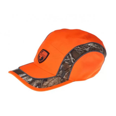 Cappello arancio fluo alta visibilità ed inserti camouflage mod.95025 192 UNIVERS