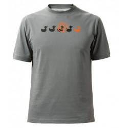 T-shirt Beretta grigia con paperelle e bersaglio mod. Ducks art.TS231072380920