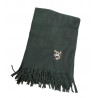 Sciarpa Percussion verde con ricamo cinghiale mod.3457