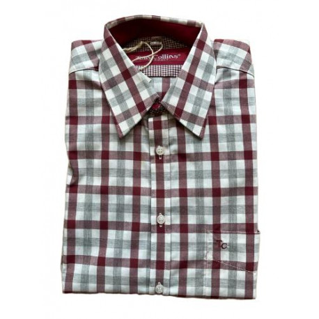 Camicia Tom Collins rosso bianca