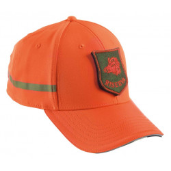 Cappello Riserva con cinghiale arancio alta visibilità  mod. R2217CING