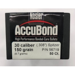 Palle Nosler AccuBond calibro 30 peso 150 grani