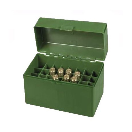 Scatola porta colpi verde per carabina cal. 338L-300Winchester Magnum