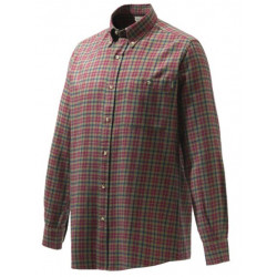 Camicia Flannel Button Down Beretta a quadri rossa e righe verdi mod. LUA10 T1644 07FI