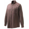 Camicia Flannel Button Down Beretta a quadri rossa e righe verdi mod. LUA10 T1644 07FI