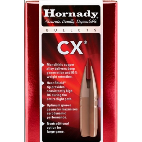 Palle Hornady CX calibro 7 mm peso 139 grani