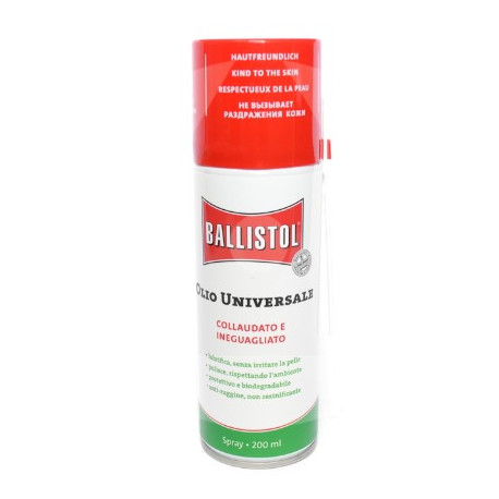 Olio Universale Spray Ballistol per pulizia armi 200 ml