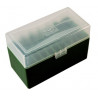 Scatola porta colpi verde per carabina cal. 338 Lapua e 300 Winchester Magnum