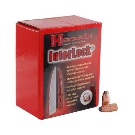 Palle Hornady InterLock calibro 7 mm peso 162 grani