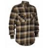 Camicia Deerhunter in flanella a quadri verde e beige mod. Marvin art.8183 DEERHUNTER