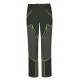 Pantalone Zotta Forest leggero verde elasticizzato impermeabile inserti fluo mod. Vulcan art. ZFMP03040