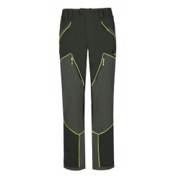 Pantalone Zotta Forest leggero verde elasticizzato impermeabile inserti fluo mod. Vulcan art. ZFMP03040