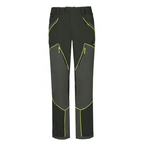 Pantalone Zotta Forest leggero verde elasticizzato impermeabile inserti fluo mod. Vulcan art. ZFMP03040