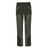 Pantalone Zotta Forest leggero verde elasticizzato impermeabile inserti fluo mod. Vulcan art. ZFMP03040
