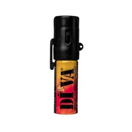 Spray al peperoncino antiaggressione per difesa personale 15 ml giallo e rosso