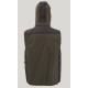 Gilet RS Hunting tecnico antispino verde con cappuccio mod. LV601