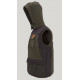 Gilet RS Hunting tecnico antispino verde con cappuccio mod. LV601