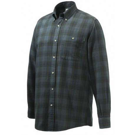 Camicia Beretta a quadri verde e beige mod. LUA10 T2131 01AD Wood Flannel