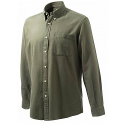 Camicia Beretta tinta unita verde mod. Winter Button Down art. LU641 T1643 073T