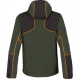 Giacca soft shell tecnica Zotta Forest antistrappo verde ed inserti fluo mod. Tiger art: ZFMJ01737 B906