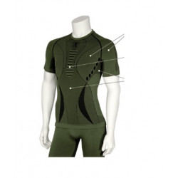 T-shirt intima termica verde Trabaldo mod. 360/Dryarn