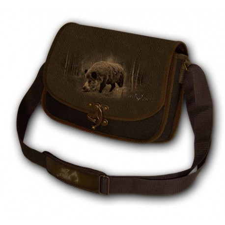 Borsa porta cartucce Wild Zone con stampa cinghiale art.M329-1670 WILD ZONE