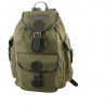 Zaino RASport verde in canvas con finiture in pelle art. ZAINOSMALLCANVAS