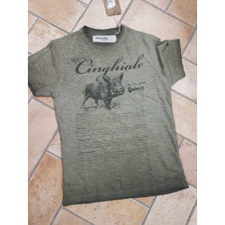 T-shirt Univers verde mod 94780 359 Cinghiale