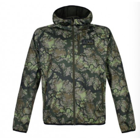 Felpa Zotta Forest in softshell camo modello Dark Man Hoody art.ZFMC01031 N022 ZOTTA FOREST