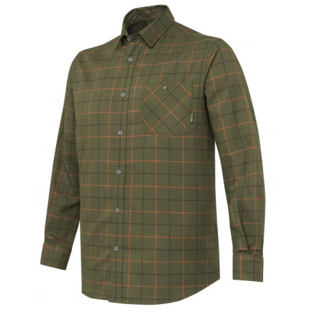 Camicia Beretta a quadri verde e arancio modello Jargo art. LU981T243807X4 BERETTA