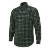 Camicia Beretta in velluto a coste verde e quadri modello Dobby art.LU911T2218071F