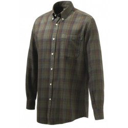 Camicia Beretta a quadri marrone e rossa modello Wood Button Down art. LU210 T2133 01AG