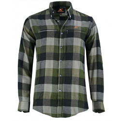 Camicia Konustex a quadri verde modello Patron art.0400 KONUSTEX