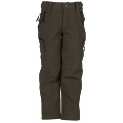 Pantalone da caccia verde da bambino in softshell U-TEX art. 92655 355 UNIVERS