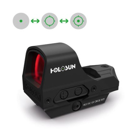 Holosun punto rosso modello HE510C-GR punto verde multireticolo