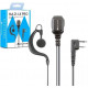 Microfono auricolare con connettore ad L Midland nero modello M21-LK PRO art.C1496.01