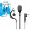 Microfono auricolare con connettore ad L Midland nero modello M21-LK PRO art.C1496.01
