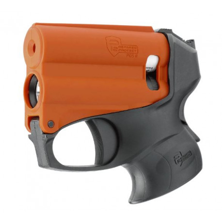 Pistola spray al peperoncino per difesa personale con torcia nera e arancio art.2.2058-ORI UMAREX