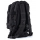 Zaino tattico da tiro nero 25 litri art. TACTICAL8 RASPORT