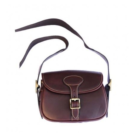 Borsa portacartucce Maremmano in pelle marrone art. TZ806 MAREMMANO
